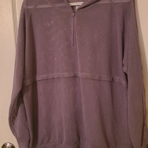 Sheer hooded work out shirt